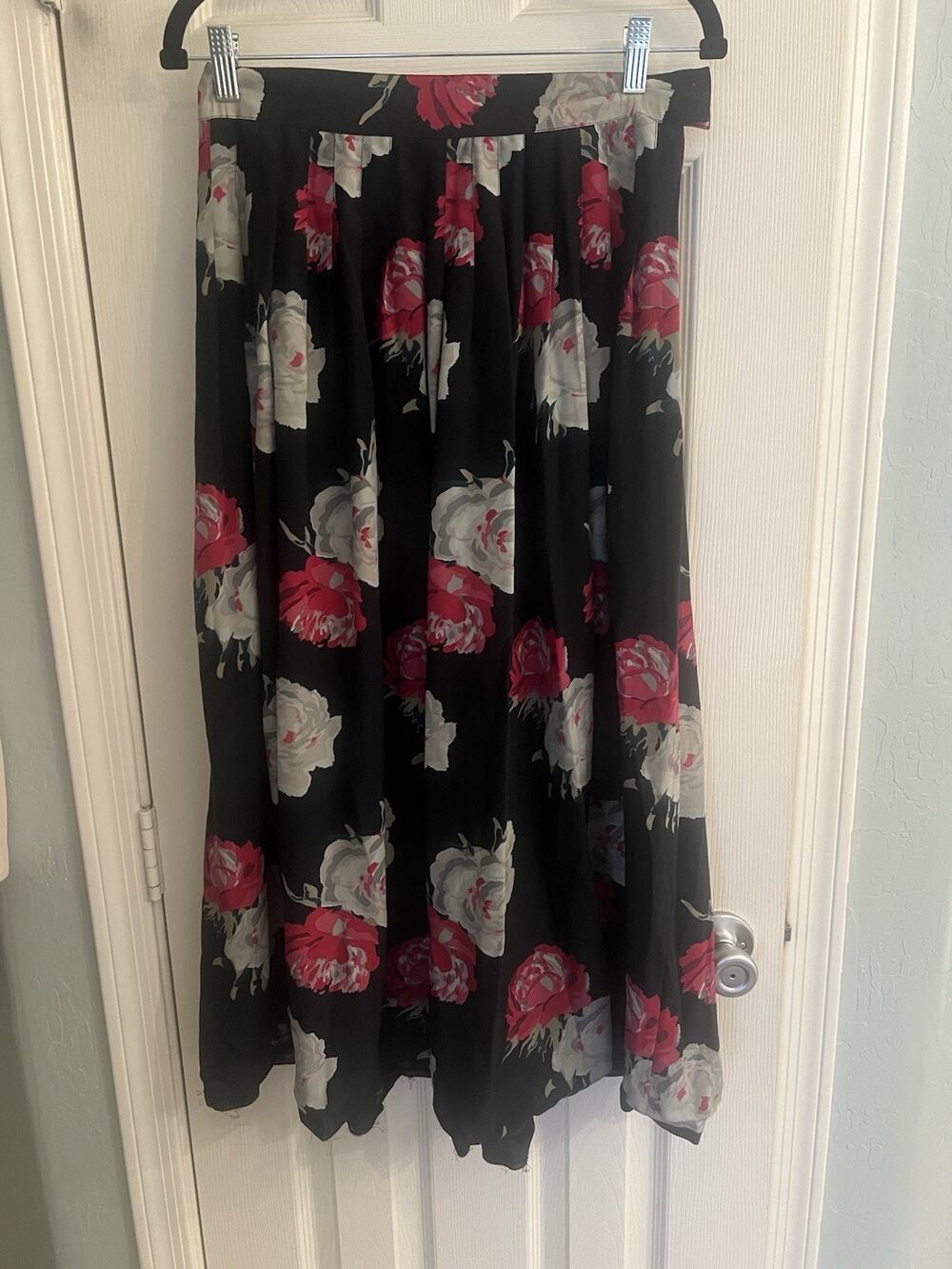 VTG Christian Dior Midi Floral Skirt